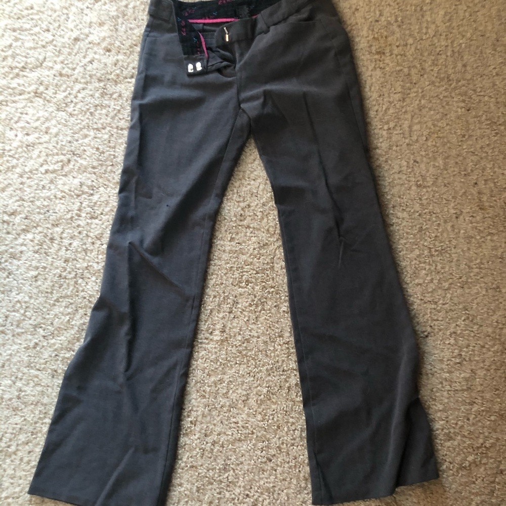 Gray dress pants